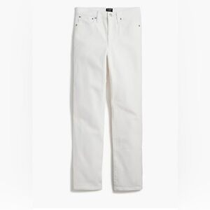 Jcrew essential straight White Jeans